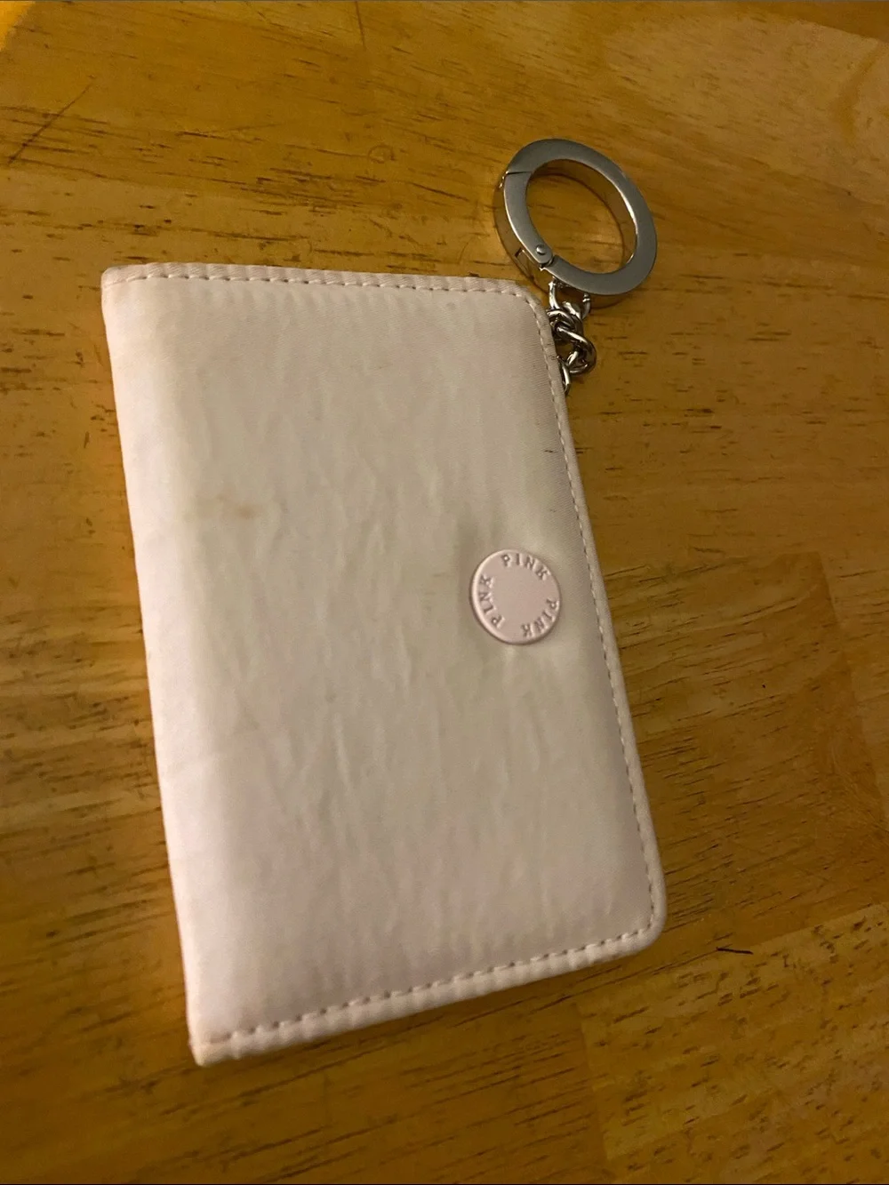 Pink Victoria’s Secret card holder pre-owned